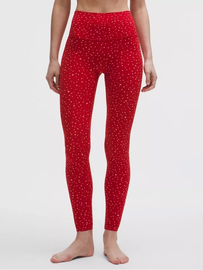 Lululemon Align No Line High-Rise 25” Size: 0 In Heart Scatter